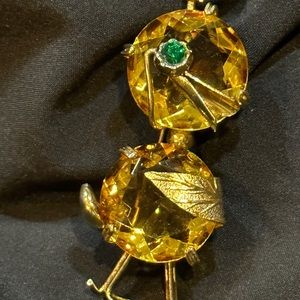 1920’s French Citrine Brooch